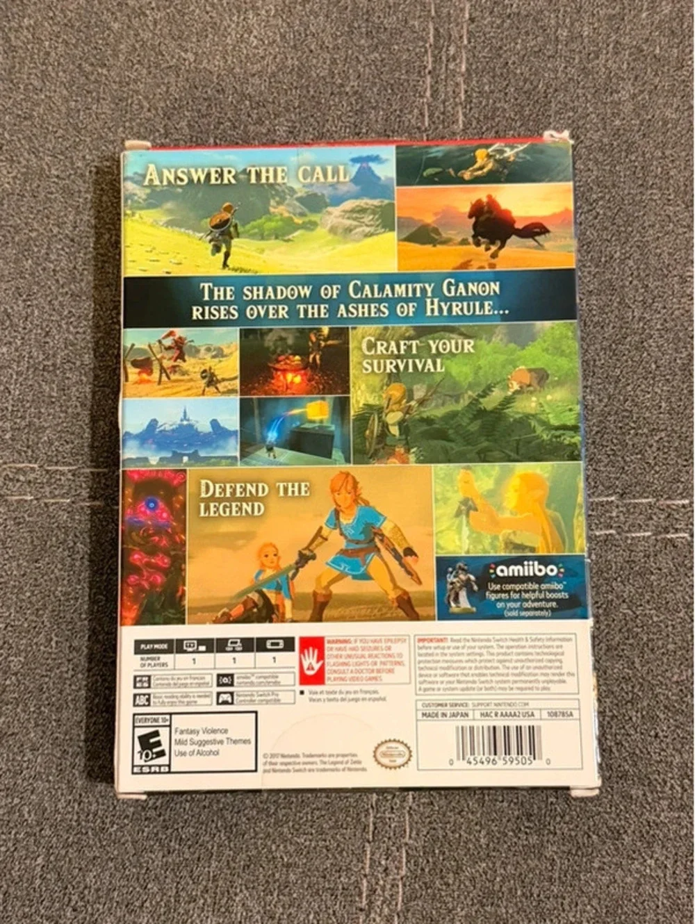 Zelda Breath of The Wild (Starter Pack) for Nintendo Switch